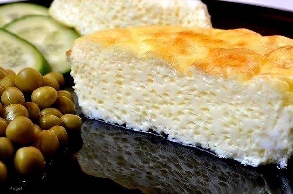Рецепт: ОЧЕНЬ ПЫШНЫЙ ОМЛЕТ