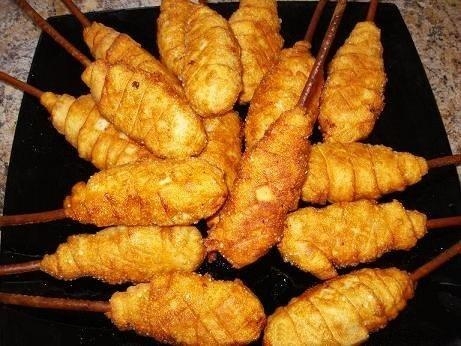 Рецепт: Горячая закуска &laquo;Ложные куриные ножки&raquo;