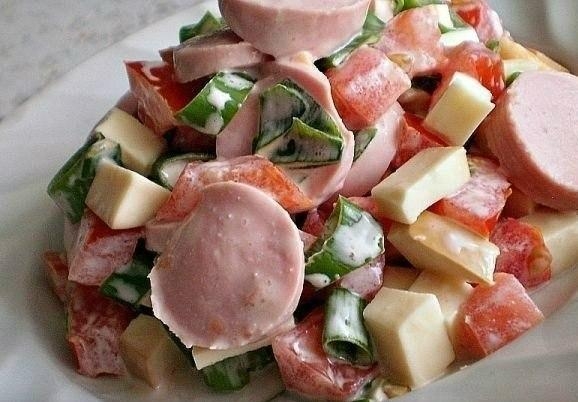Рецепт: Салат "Баварский"