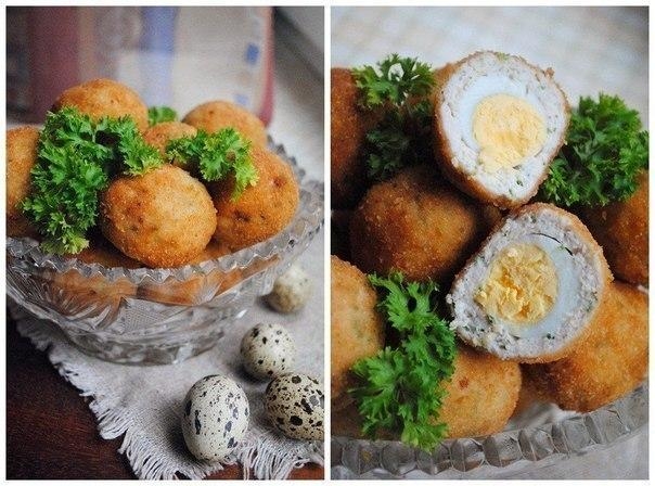 Рецепт: Яйца по-шотландски. Рецепт: Яйца по-шотландски.