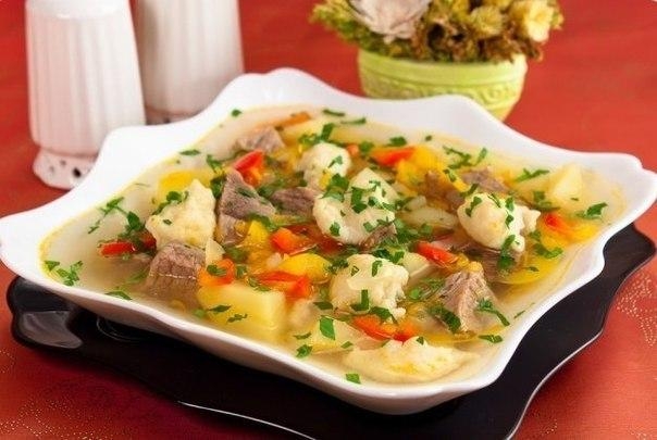 Рецепт: Суп с клецками Рецепт: Суп с клецками