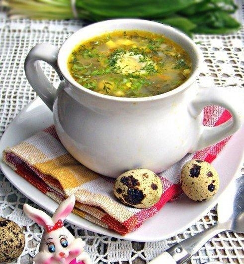 Рецепт: Зелёные щи