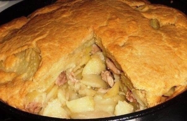 Рецепт: Ленивый курник