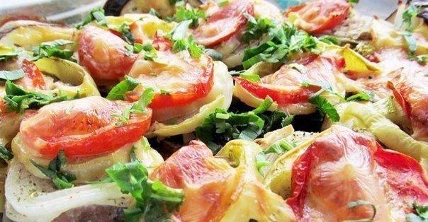 Рецепт: Баклажаны с мясом и овощами Рецепт: Баклажаны с мясом и овощами