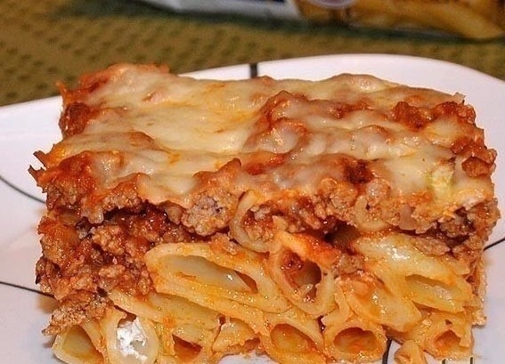 Рецепт: Макароны, запеченные с мясом и сыром Рецепт: Макароны, запеченные с мясом и сыром