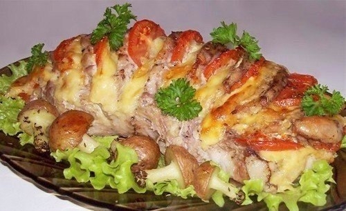 Рецепт: Мясо "Гармошка" Рецепт: Мясо "Гармошка"