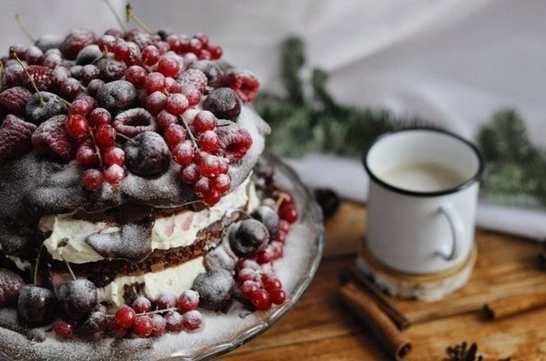 Рецепт: Black Forest Cake / Черный лес Рецепт: Black Forest Cake / Черный лес