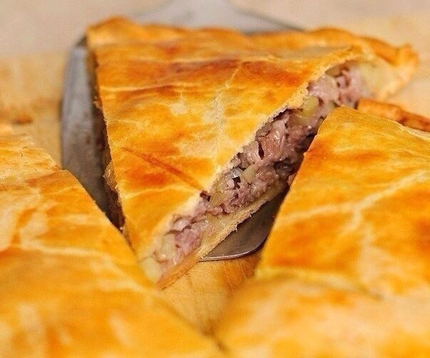 Рецепт: Мясной пирог