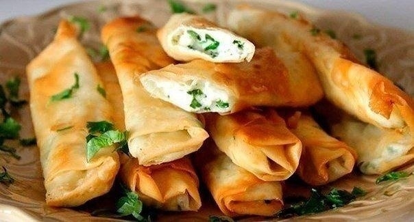 Рецепт: Сырные палочки из лаваша Рецепт: Сырные палочки из лаваша