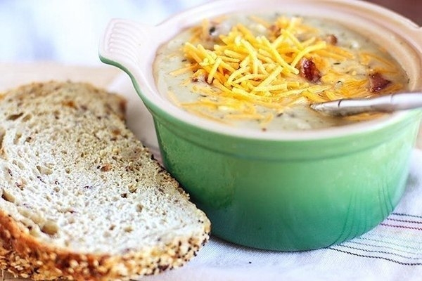Рецепт: Ковбойский картофельный суп. Рецепт: Ковбойский картофельный суп.