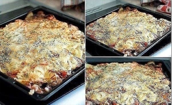 Рецепт: Картошка с мясом в духовке! Рецепт: Картошка с мясом в духовке!