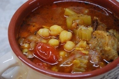 Рецепт: Пикантная Харира (на баранине)
