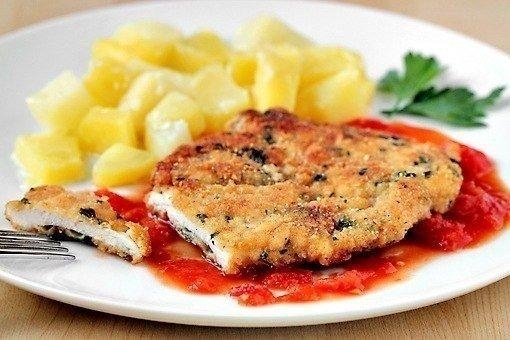 Рецепт: Куриные отбивные Рецепт: Куриные отбивные