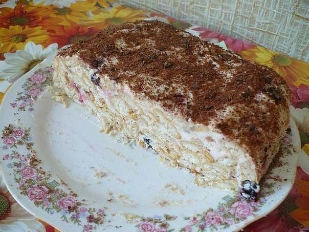 Рецепт: Торт СКОРЫЙ без выпекания Рецепт: Торт СКОРЫЙ без выпекания