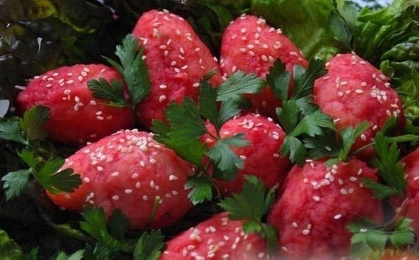 Рецепт: Закуска "Клубничка"