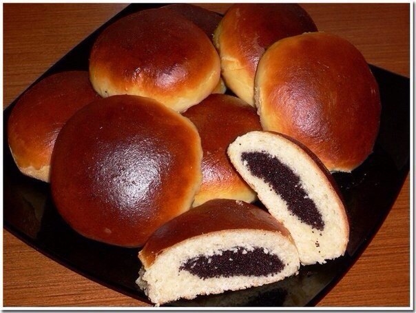 Рецепт: Булочки с маком