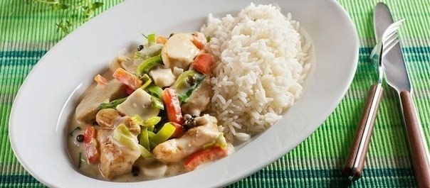 Рецепт: Курица с овощами и рисом Рецепт: Курица с овощами и рисом