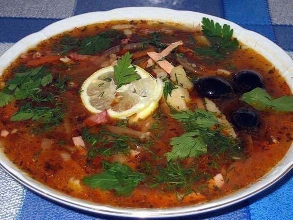Рецепт: Солянка сборная мясная Рецепт: Солянка сборная мясная