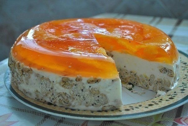 Рецепт: Торт "Апельсинка" Рецепт: Торт "Апельсинка"