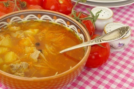 Щи вегетарианские.