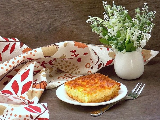 Насыпной сырный пирог