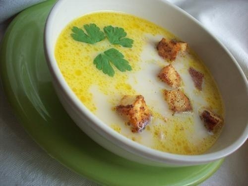 "Вкусный супчик из плавленных сырков"