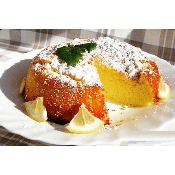 Лимонная запеканка