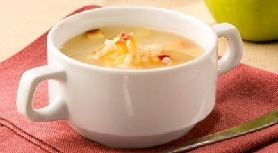 Суп фруктовый из яблок с рисом