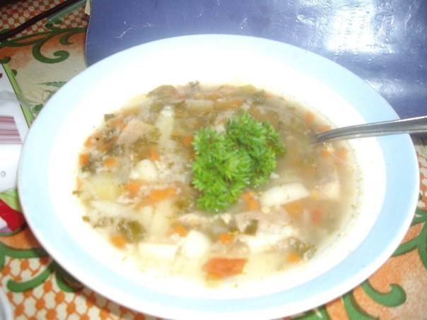 Суп мясной в мультиварке