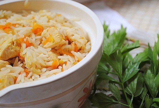Курица с рисом по-египетски