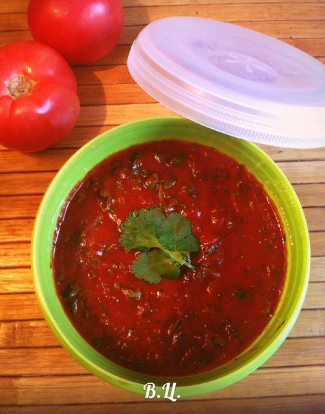 Томатный соус по-домашнему к мясу.