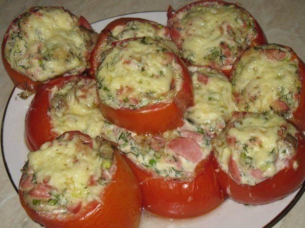 Фаршированные сочные помидорки