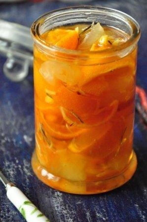Мандариновое варенье с имбирем и розмарином