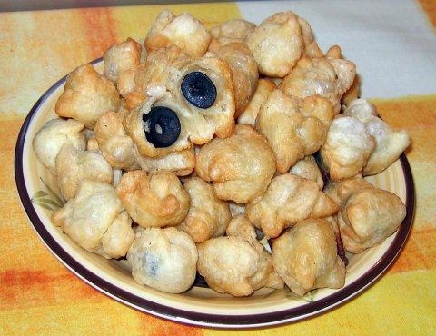Маслины в слоеном тесте.