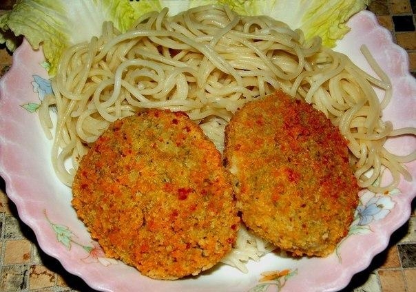 Рисовые котлеты с куриным мясом
