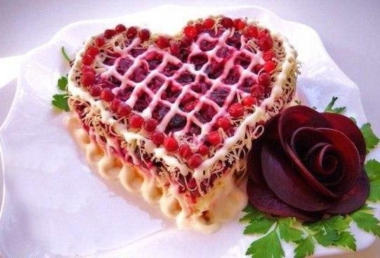 Салат Сердечко
