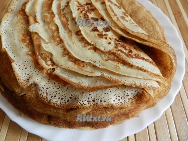 Предлагаю приготовить блинный пирог с грибами и мясом, как альтернативу обычным блинчикам с мясной н