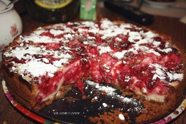 ВКУСНЫЙ, АРОМАТНЫЙ ВИШНЕВЫЙ ЧИЗКЕЙК