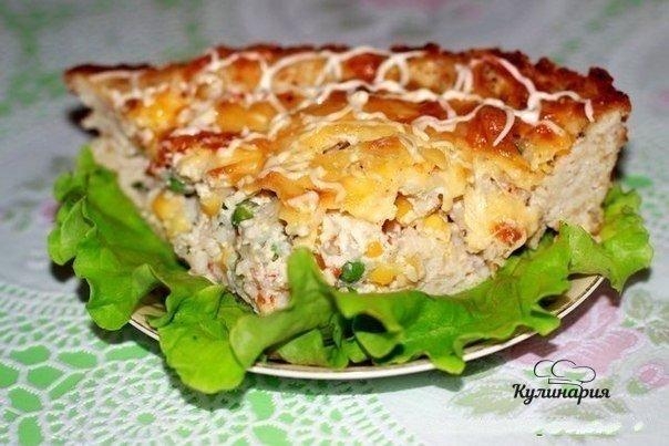 КУРИНЫЙ ПИРОГ С ГАВАЙСКОЙ НАЧИНКОЙ