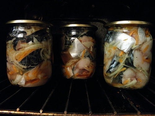 Домашние консервы из скумбрии,