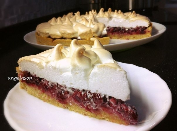 Потрясающе вкусный ПИРОГ ИЗ ПЕСОЧНОГО ТЕСТА С ЯГОДОЙ и МЕРЕНГОЙ