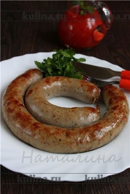 Колбаса домашняя с ароматными травами