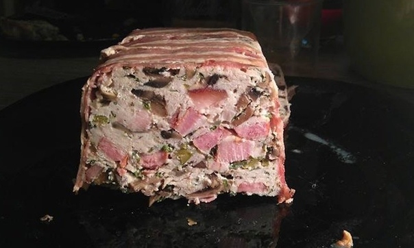 Куриный террин с беконом Куриный террин с беконом