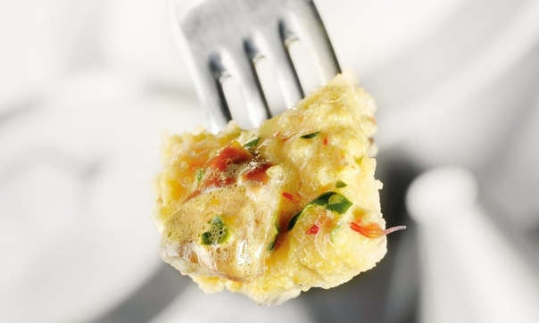 Кукурузная каша с грибами и шафраном