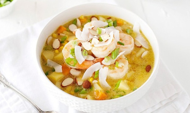Чаудер с треской и кукурузой