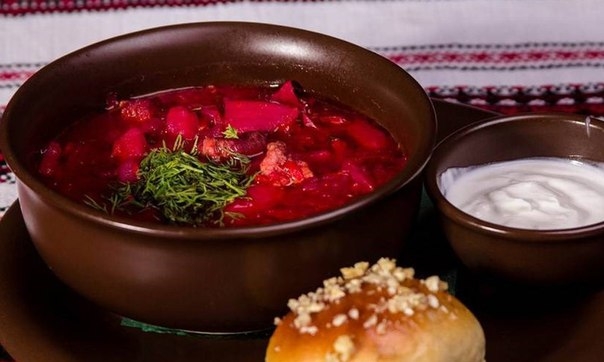 Борщ с беконом
