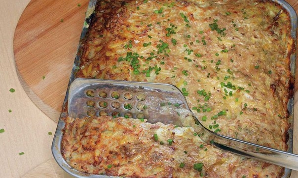 Картофельная запеканка с говядиной и анчоусами Картофельная запеканка с говядиной и анчоусами