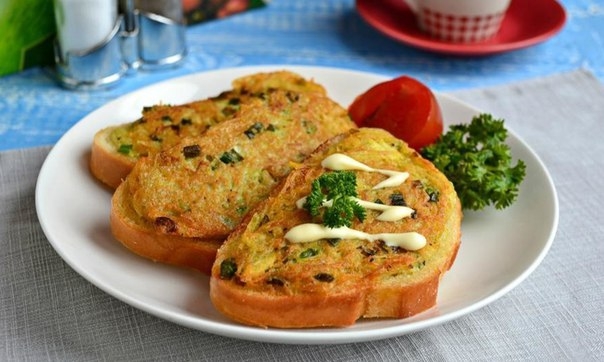 Гренки с картошкой