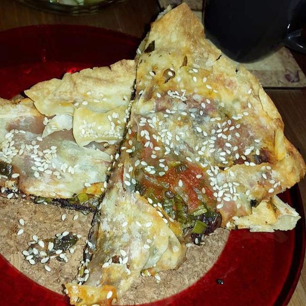 Лаваш с оливковой пастой Лаваш с оливковой пастой