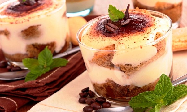 КОФЕЙНЫЙ ДЕСЕРТ С МАСКАРПОНЕ